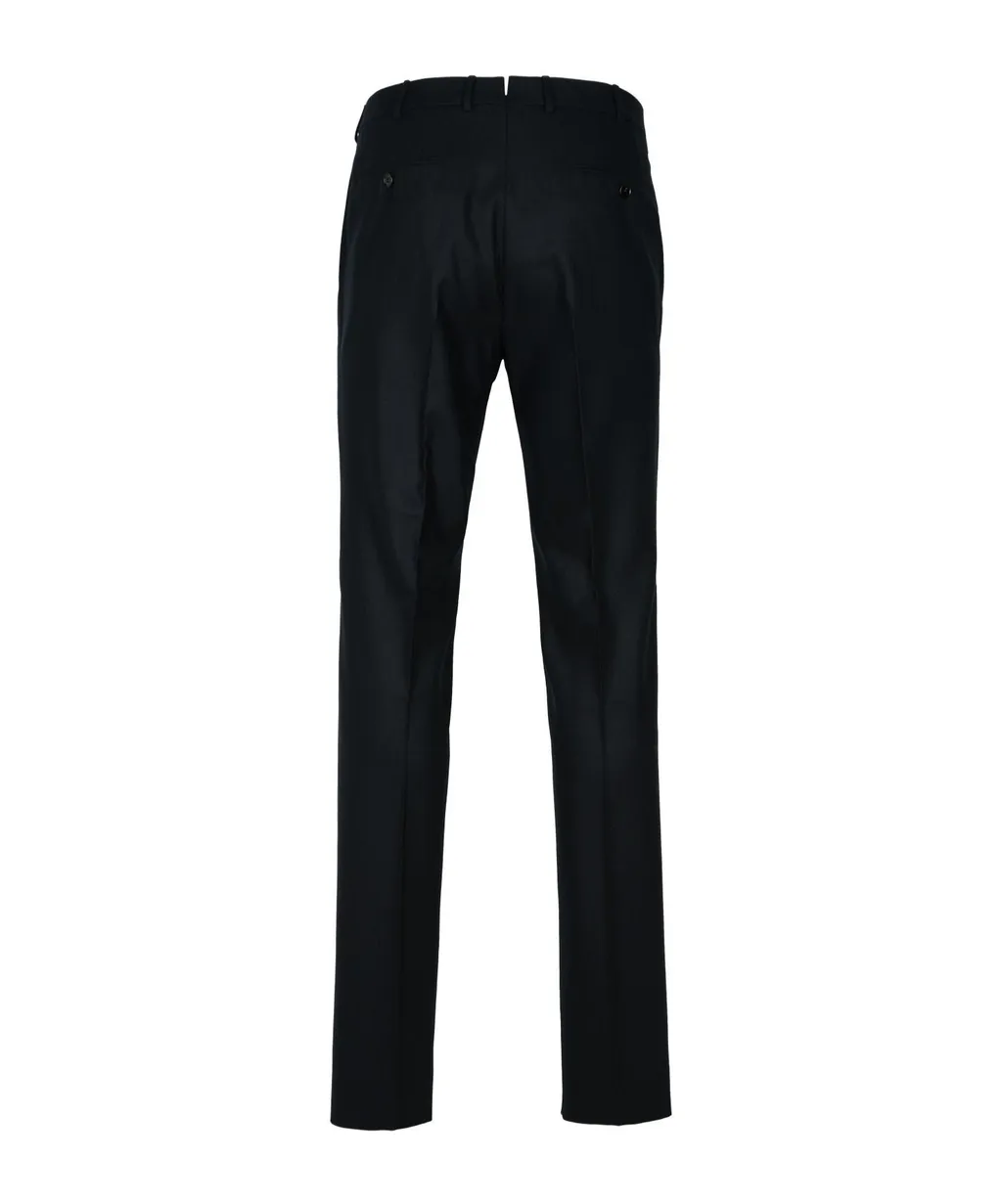 Straight-Leg Pleat Detailed Trousers