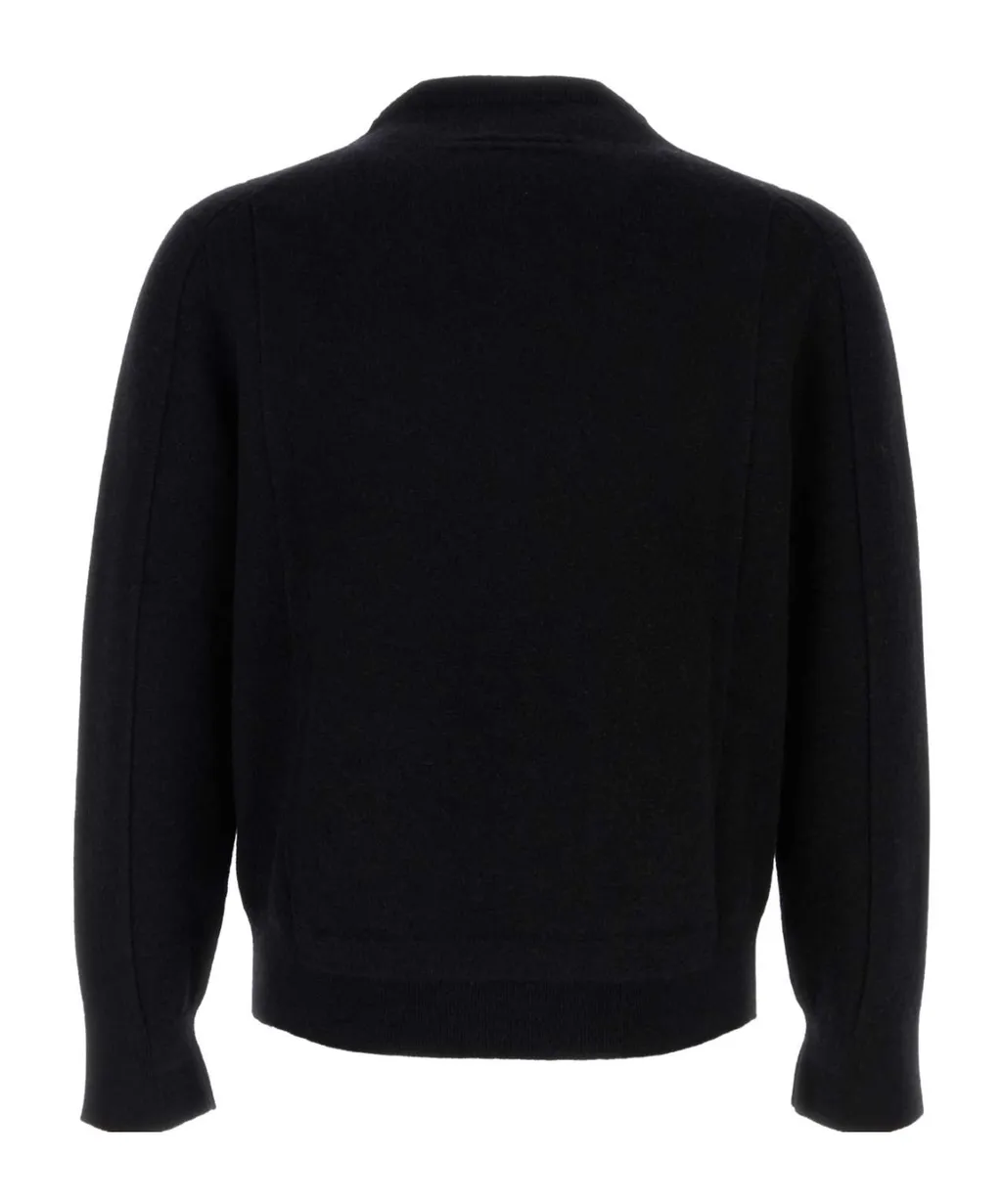 Long Sleeved Crewneck Knitted Jumper
