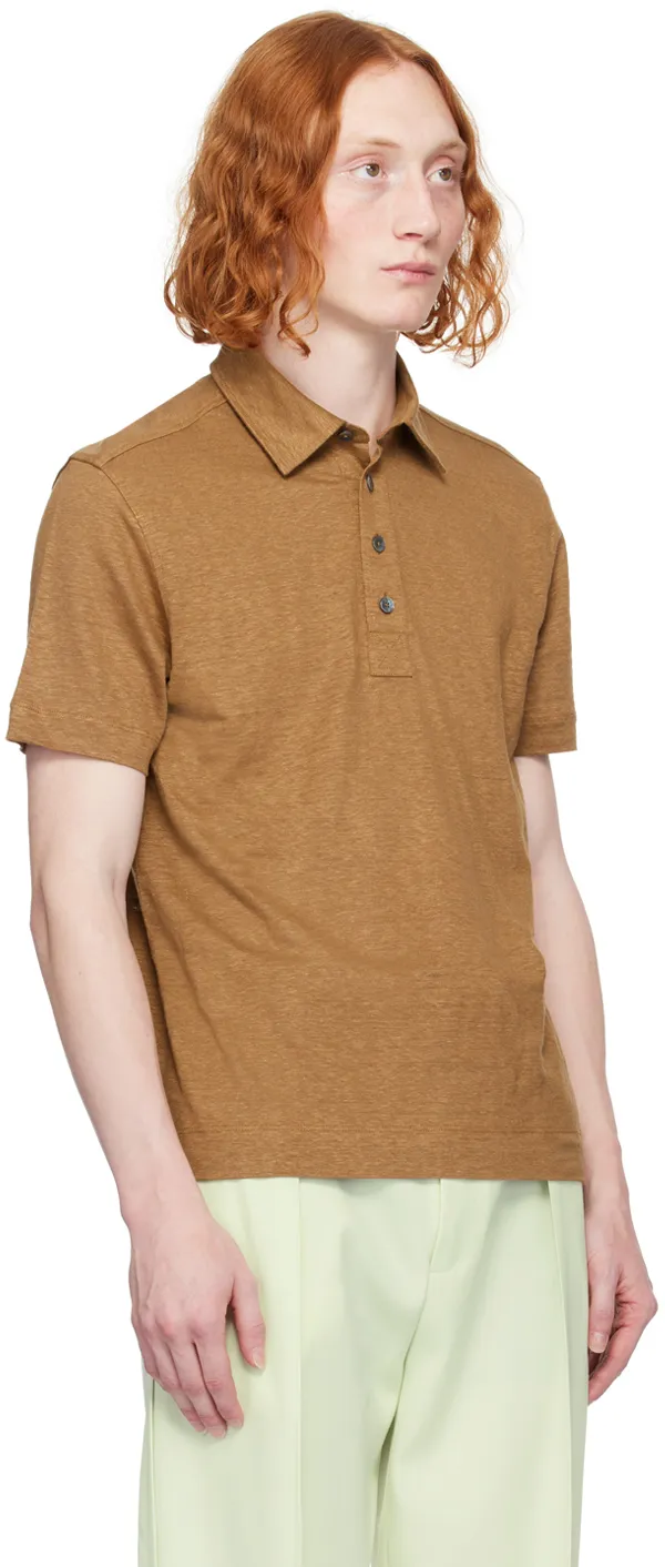Polo Shirt With Lapel Short Sleeve