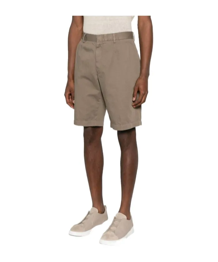 Cotton-Blend Chino Shorts