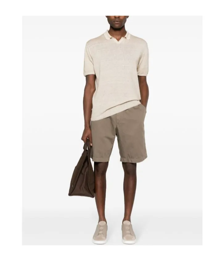 Cotton-Blend Chino Shorts