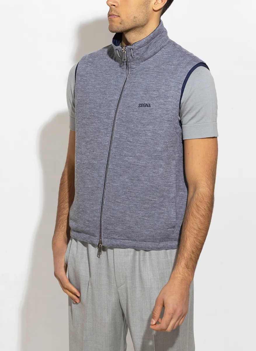Reversible Zip-Up Vest