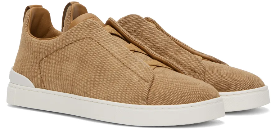 Triple Stitch Canvas Sneakers
