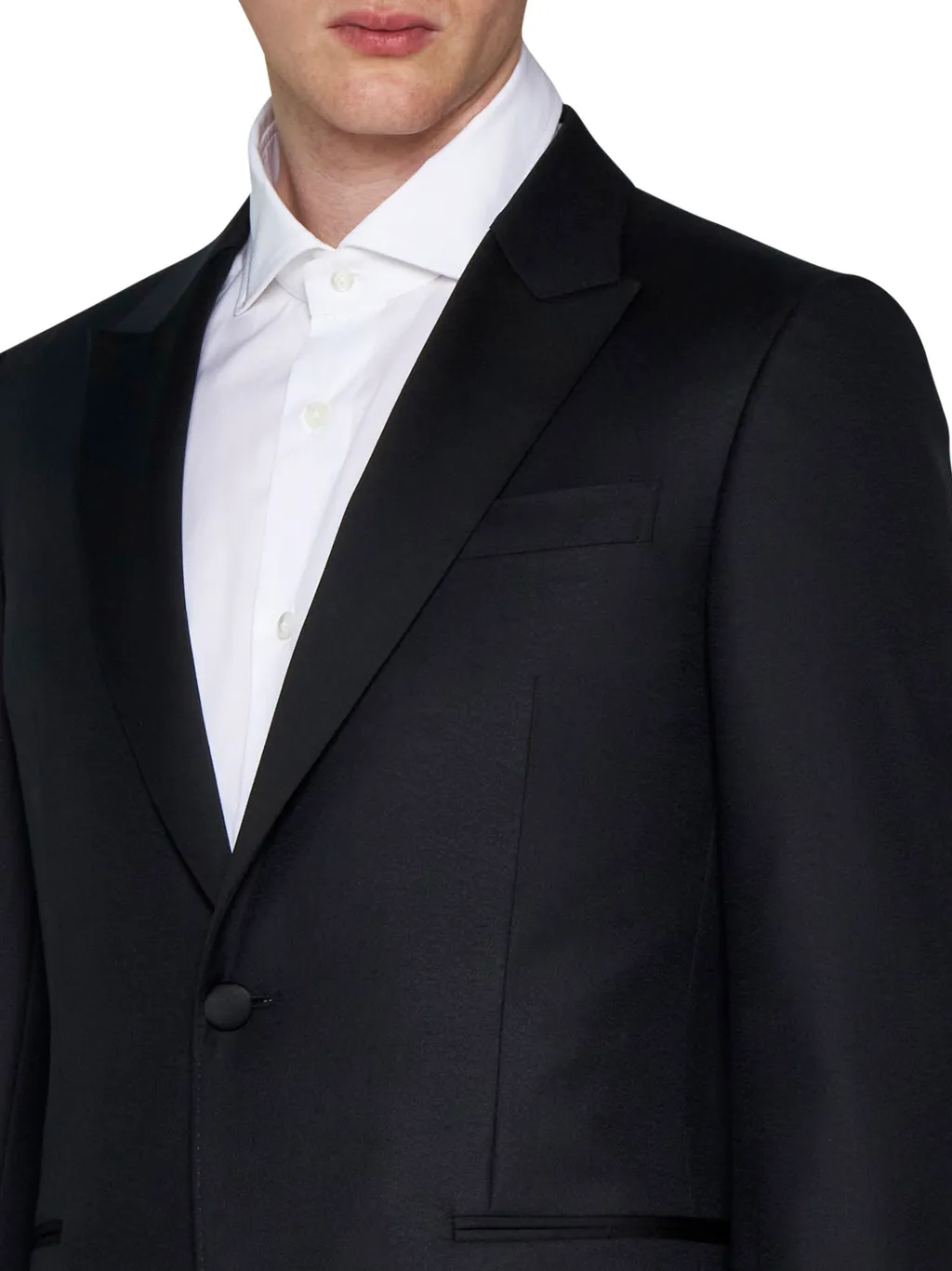 Single-Breasted Two-Piece Tailored Suit