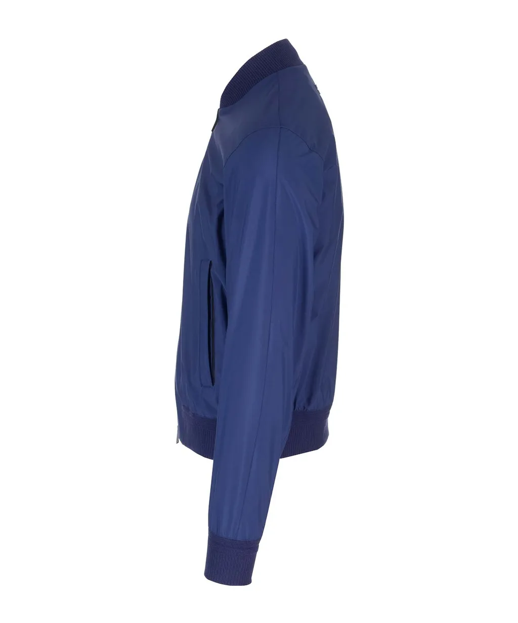 Zipped Bomber Jacket