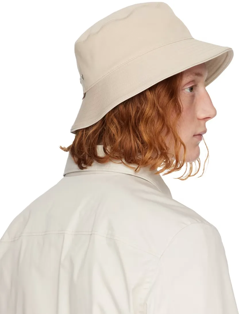 Logo-Plaque Cotton-Blend Bucket Hat