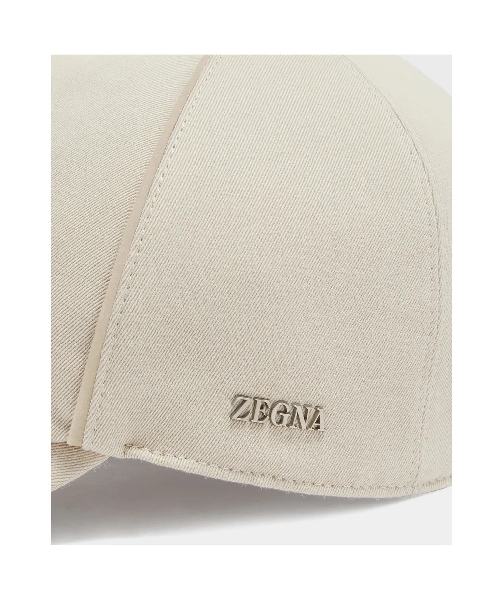 Logo-Plaque Cotton-Blend Cap