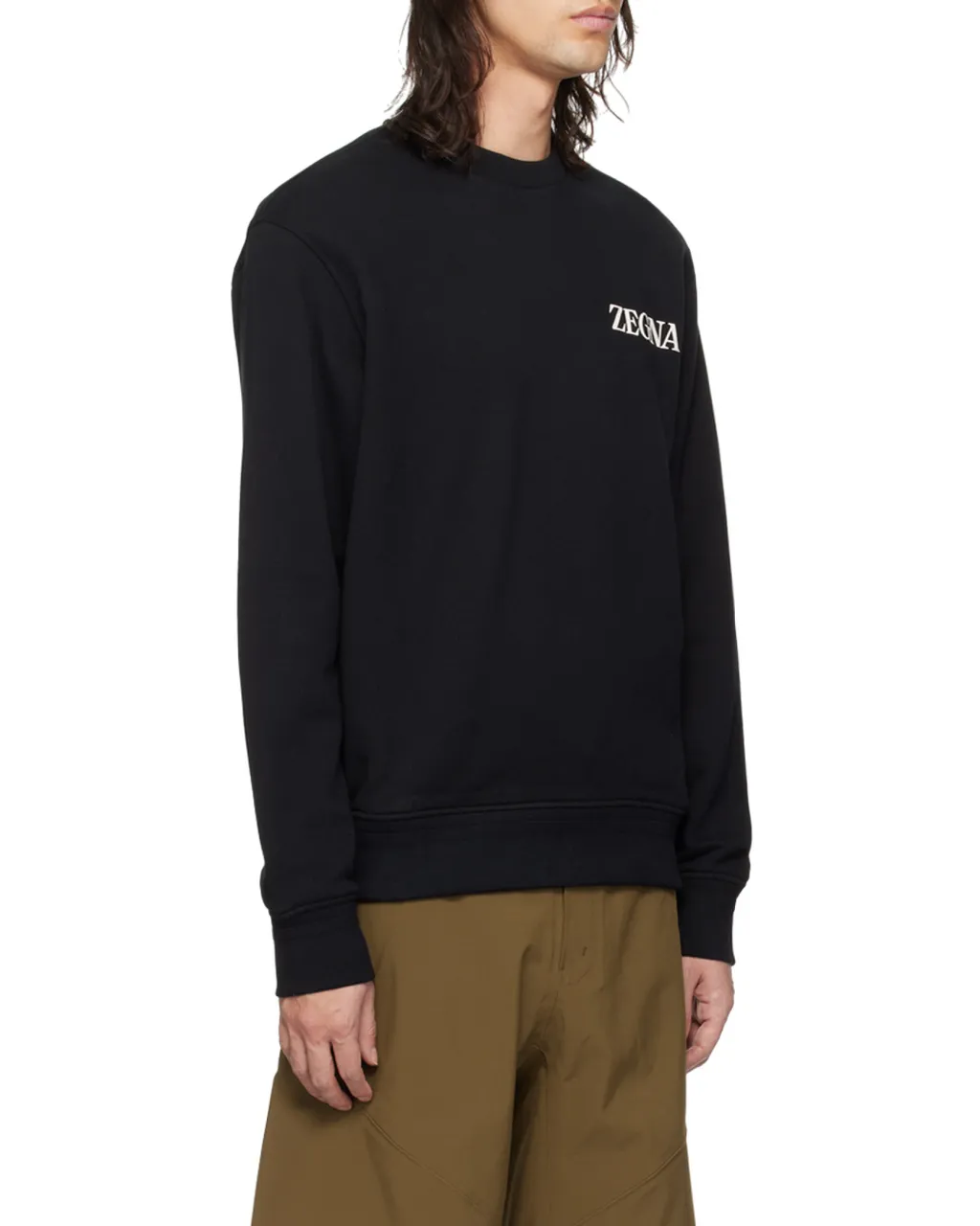 Rubberized-Logo Cotton Sweatshirt
