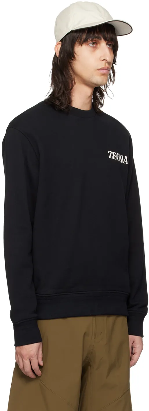 Rubberized-Logo Cotton Sweatshirt