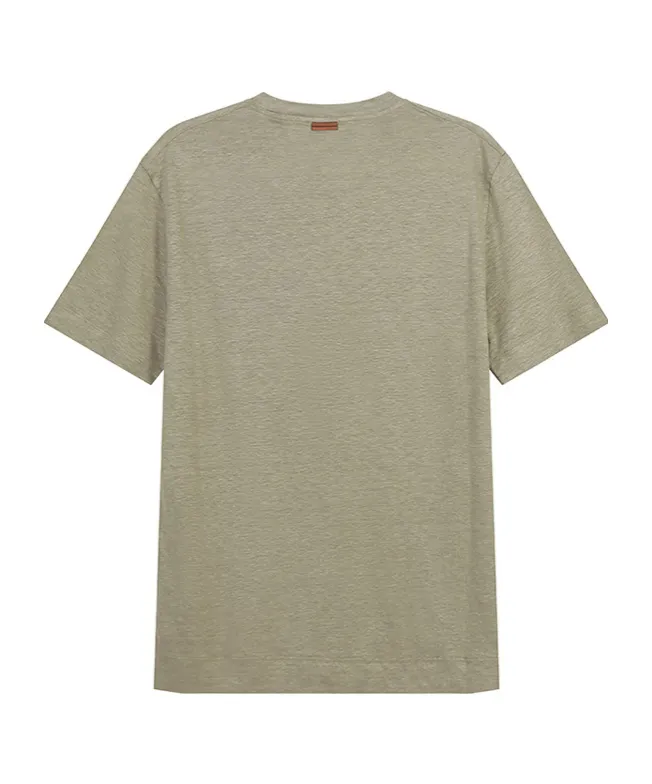 Linen Short-Sleeved T-Shirt
