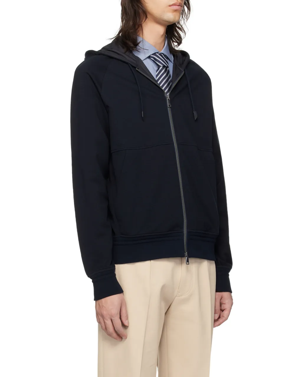 Zip-Up Hooded Jacket