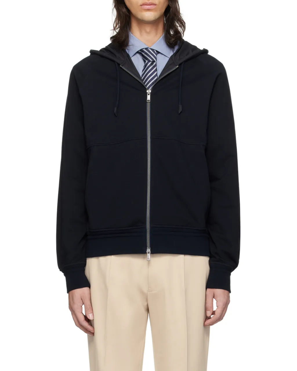 Zip-Up Hooded Jacket