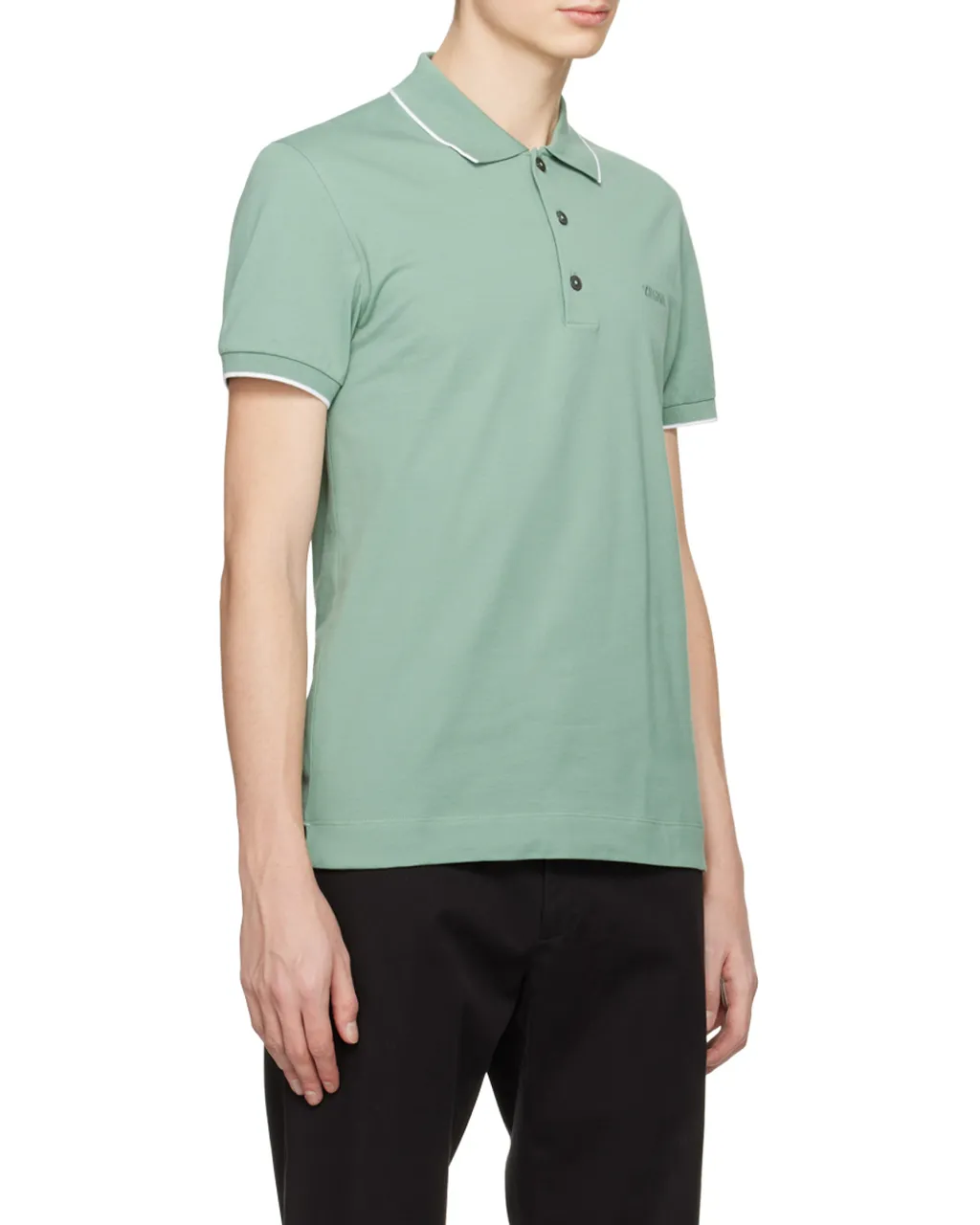 Z Zegna Logo Embroidered Polo Shirt