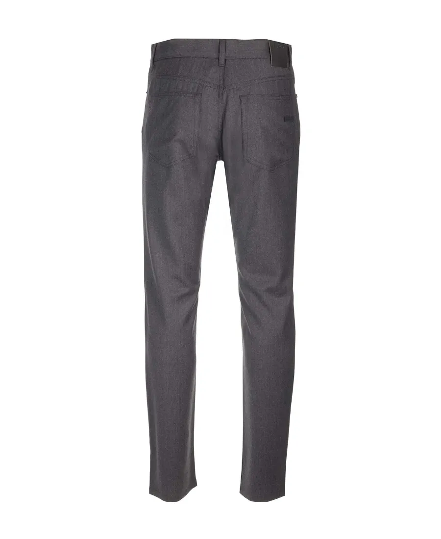 Logo Patch Slim Cut Trousers
