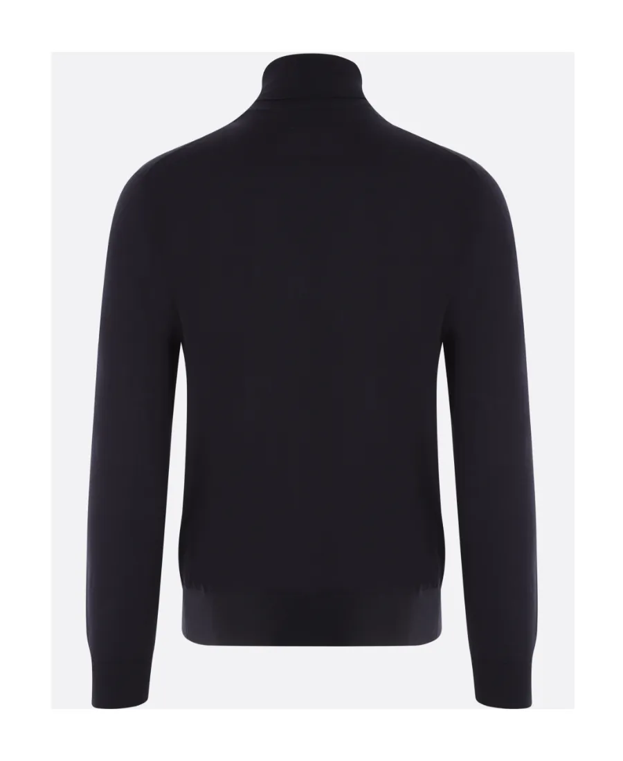 High-Neck Long-Sleeved Sweater
