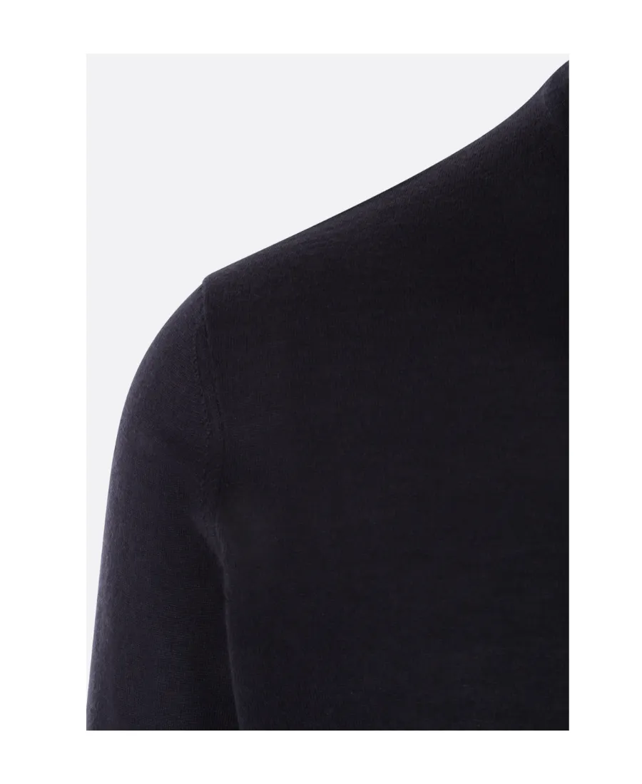 High-Neck Long-Sleeved Sweater