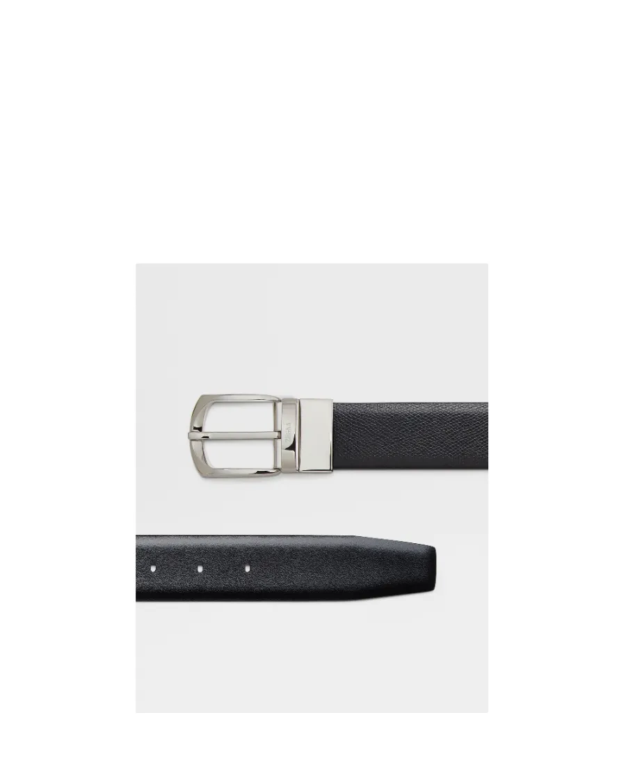 Logo Detailed Reversible Buckle Belt