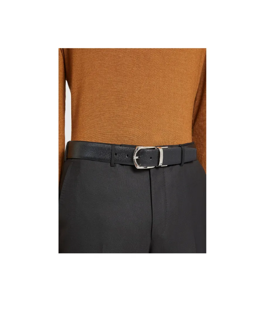 Logo Detailed Reversible Buckle Belt