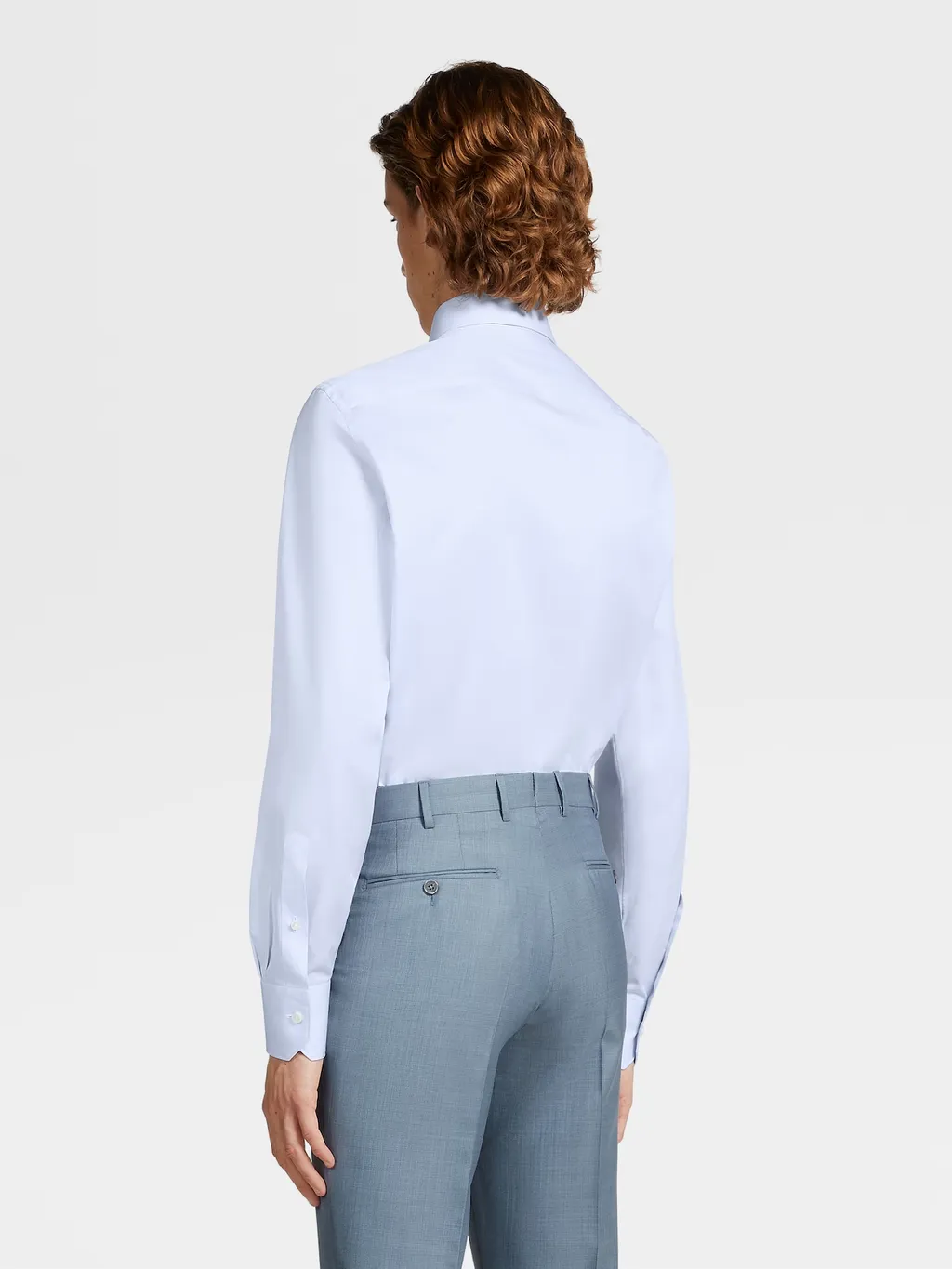 Pinstriped Long-Sleeved Shirt