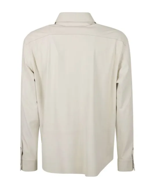 Long Sleeved Snapped Shirt