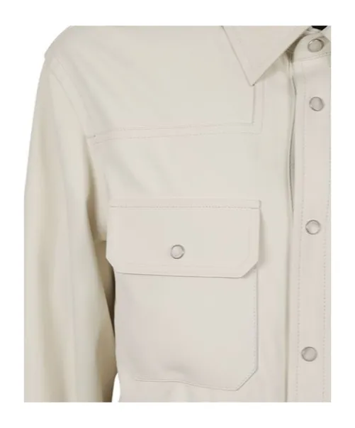 Long Sleeved Snapped Shirt