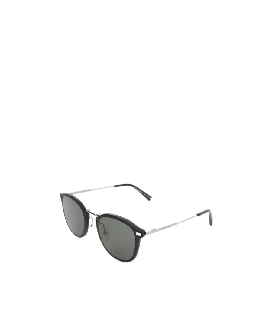 Logo, Thin Mirror, Leg Sunglasses