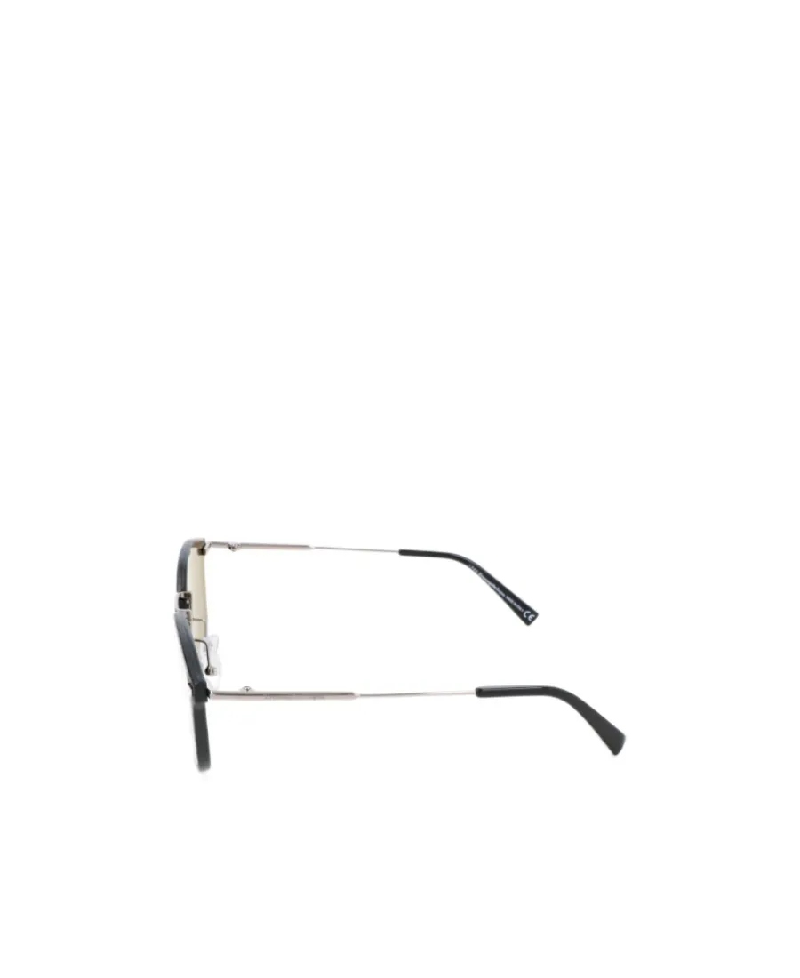 Logo, Thin Mirror, Leg Sunglasses