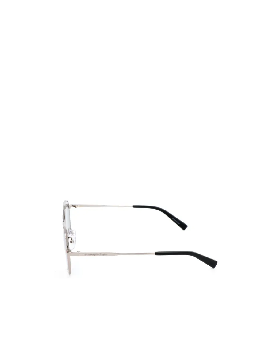 Thin Mirror Leg Round Frame Sunglasses