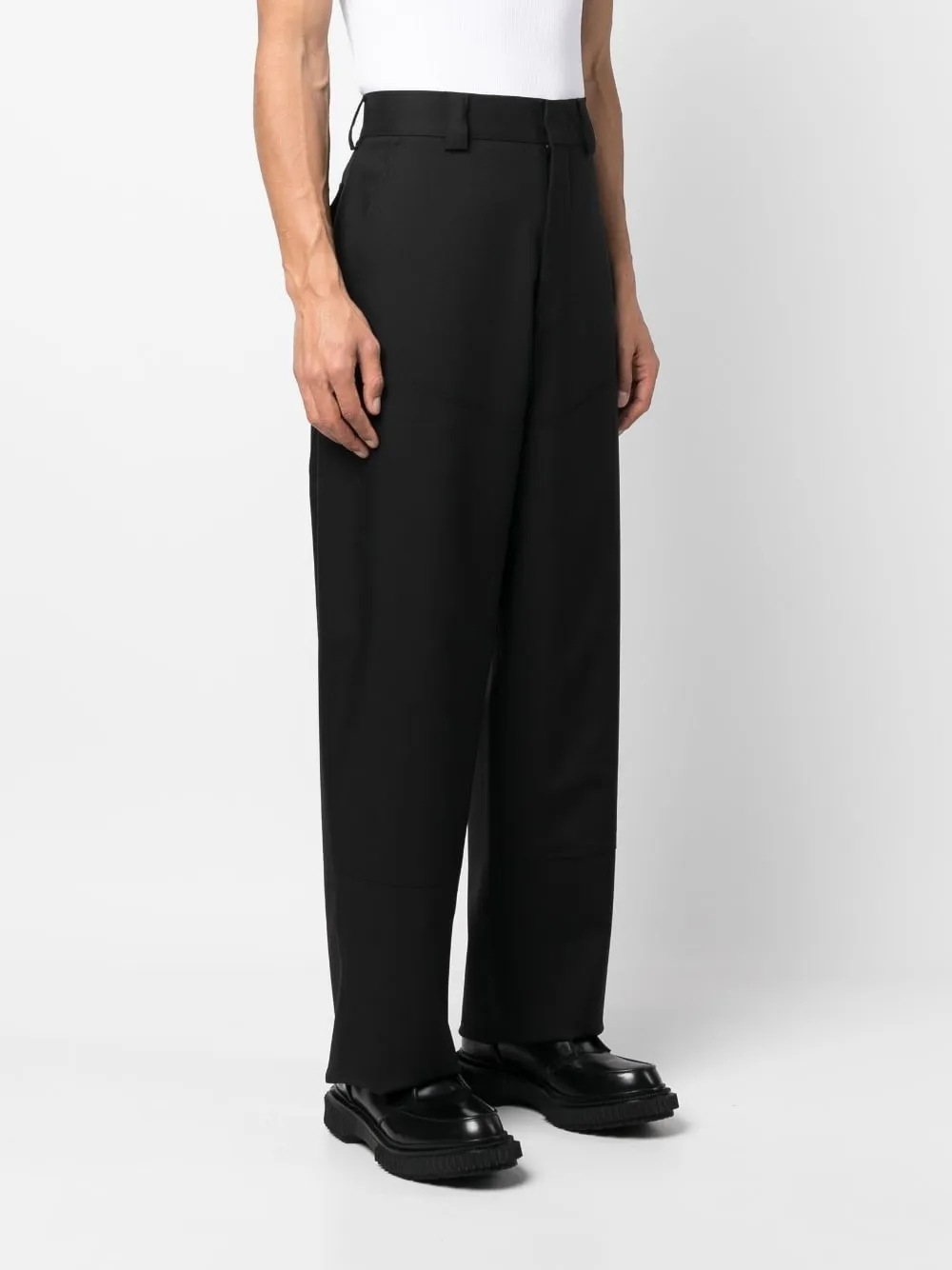 High-Waist Wide-Leg Trousers