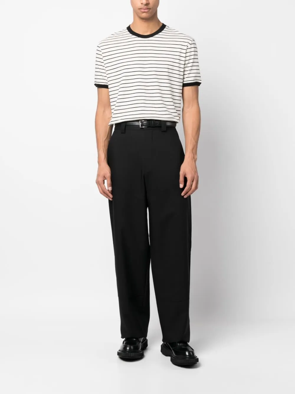 High-Waist Wide-Leg Trousers
