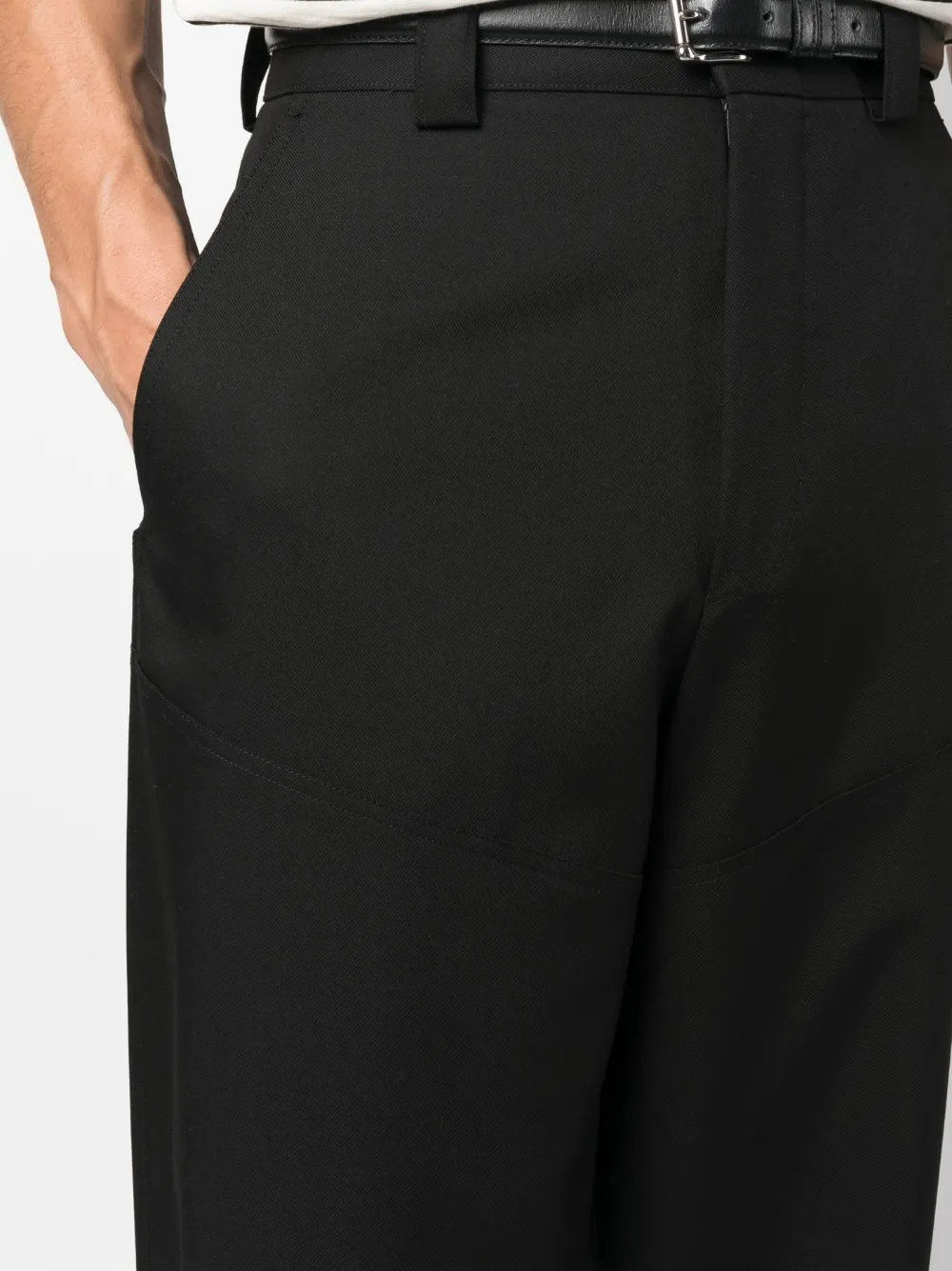 High-Waist Wide-Leg Trousers
