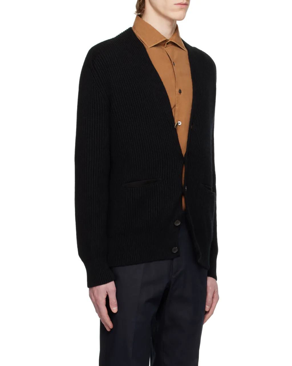 Chunky Ribbed-Knit Cardigan