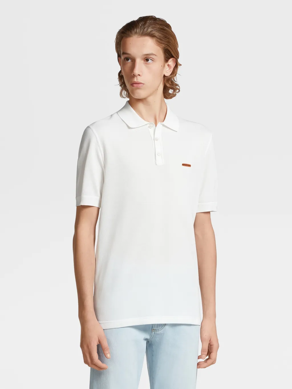 Piqué Cotton Polo Shirt