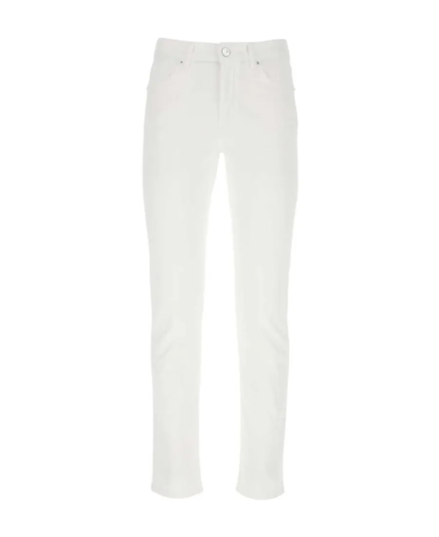Logo Patch Slim-Cut Jeans