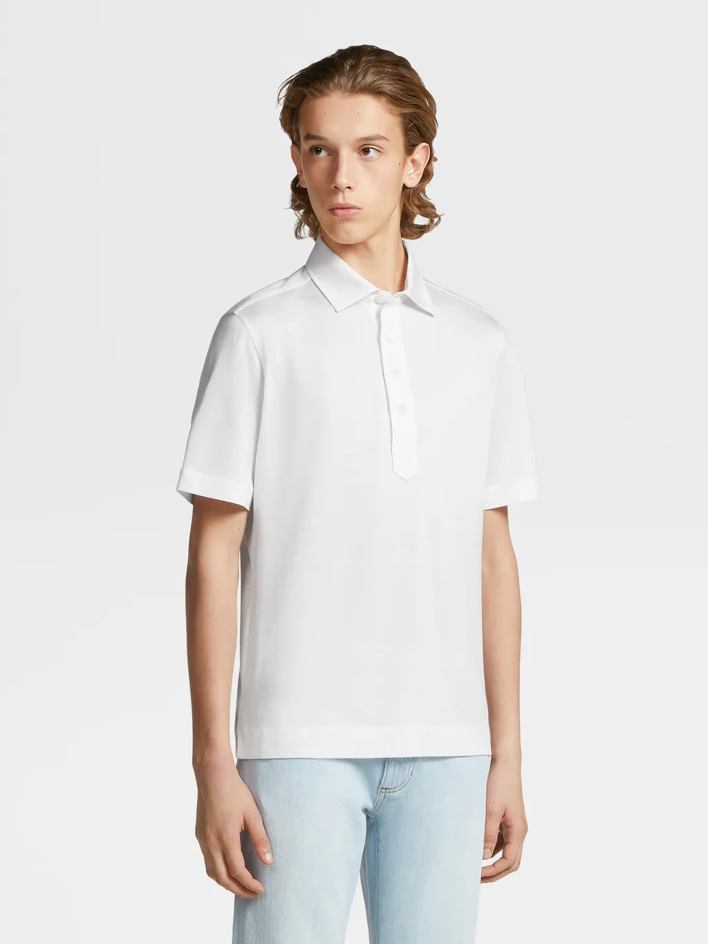 Short-Sleeved Polo Shirt