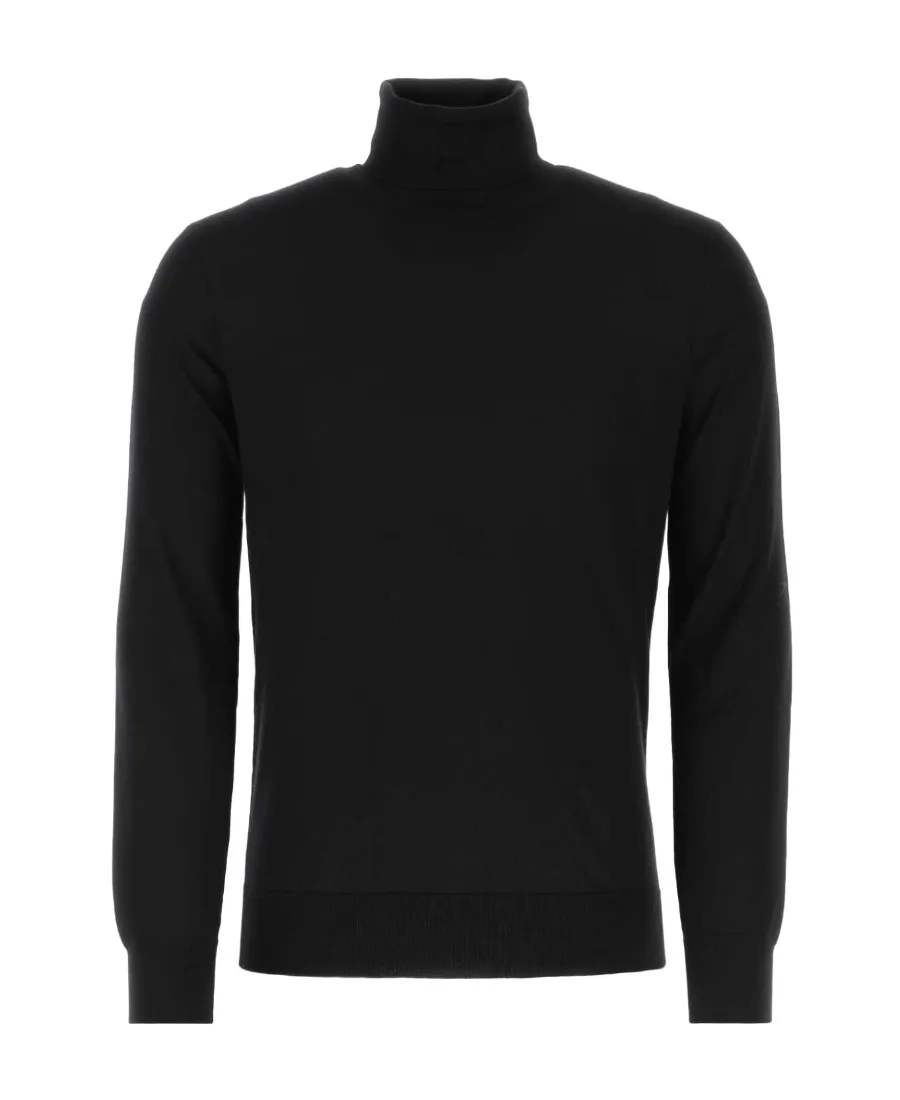 Long Sleeved Turtleneck Knitted Jumper