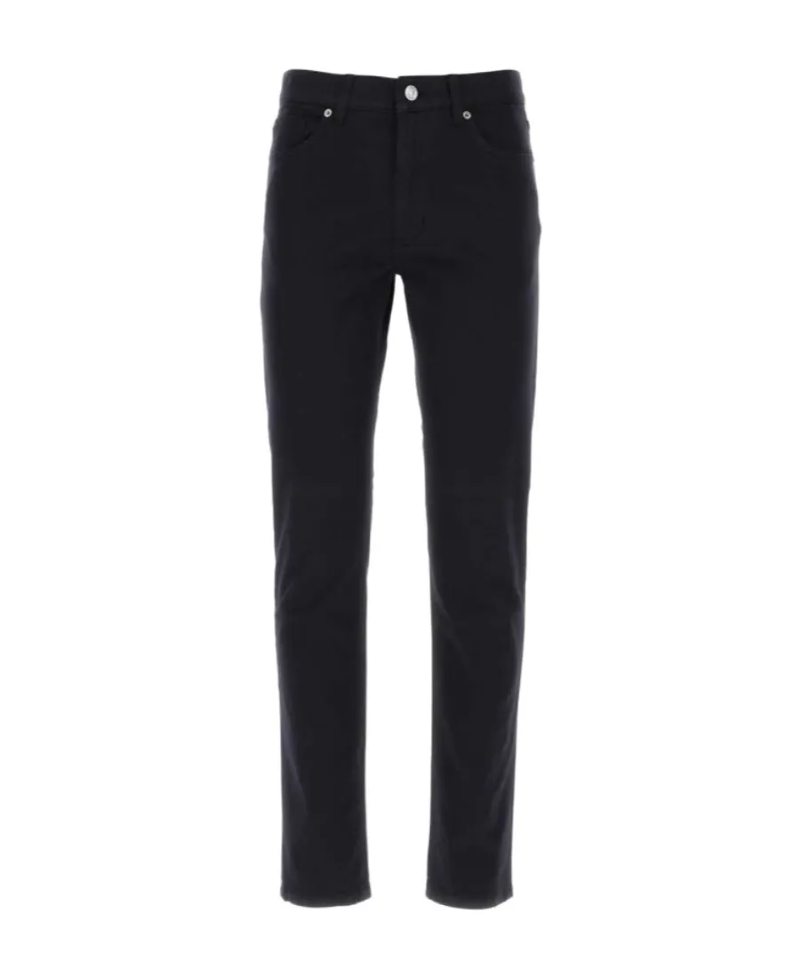 Logo Patch Slim-Cut Jeans