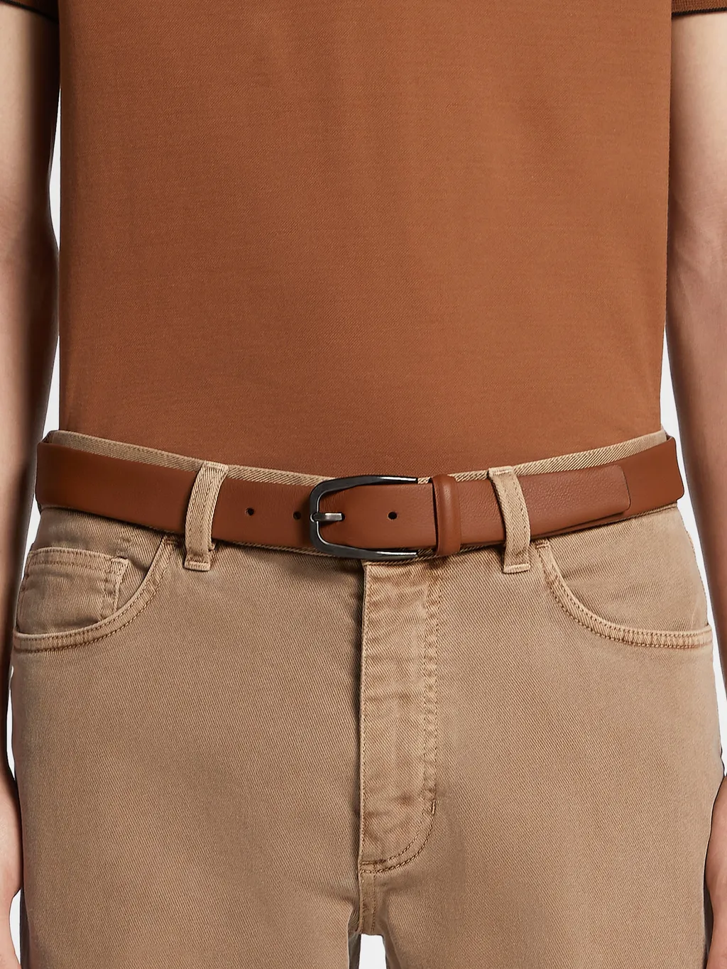 Leather Buckle Belt