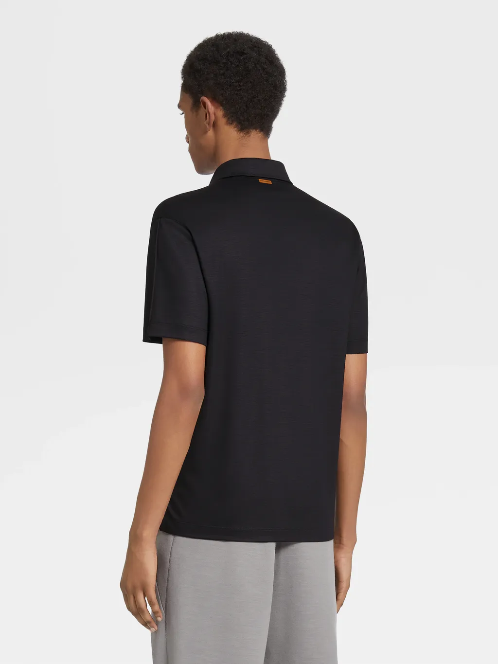 Straight Hem Polo Shirt
