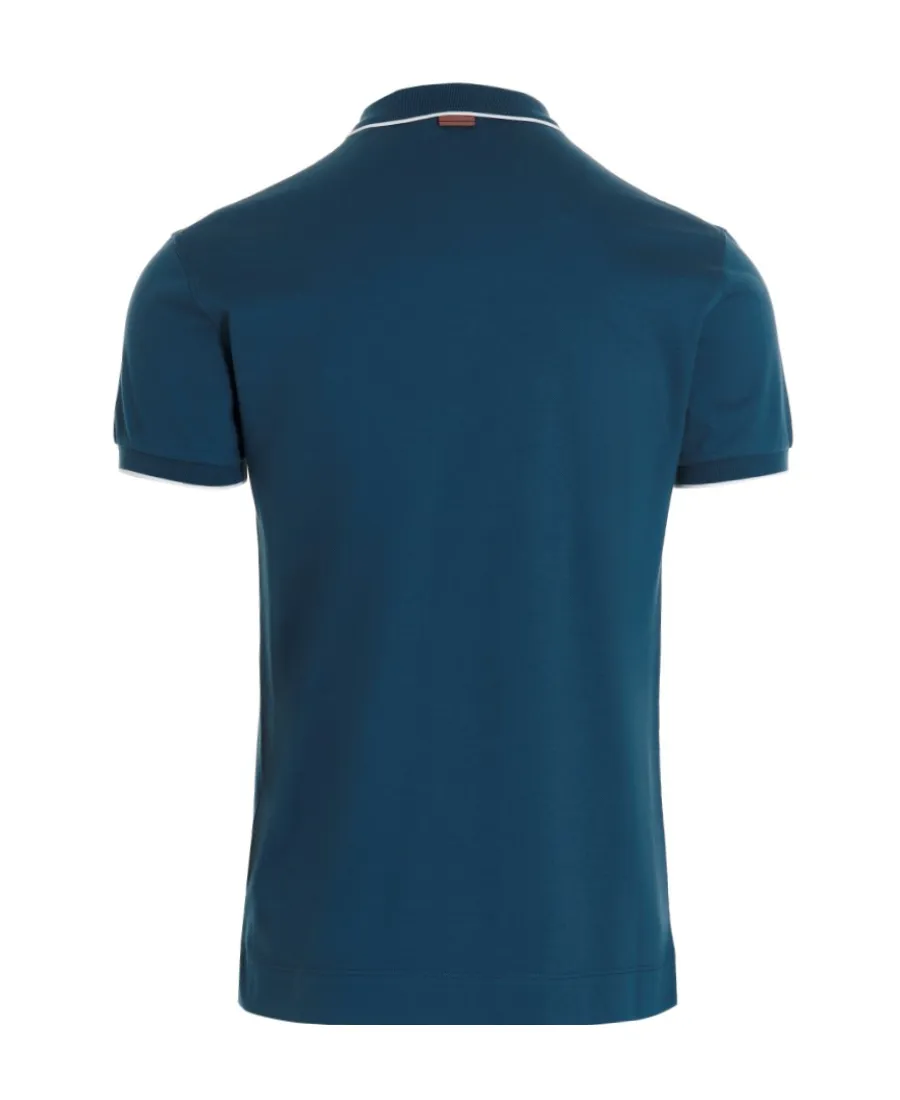 Embroidered-Logo Polo Shirt
