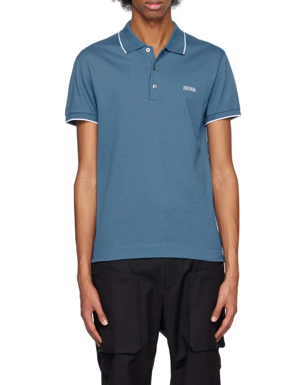 Embroidered-Logo Polo Shirt