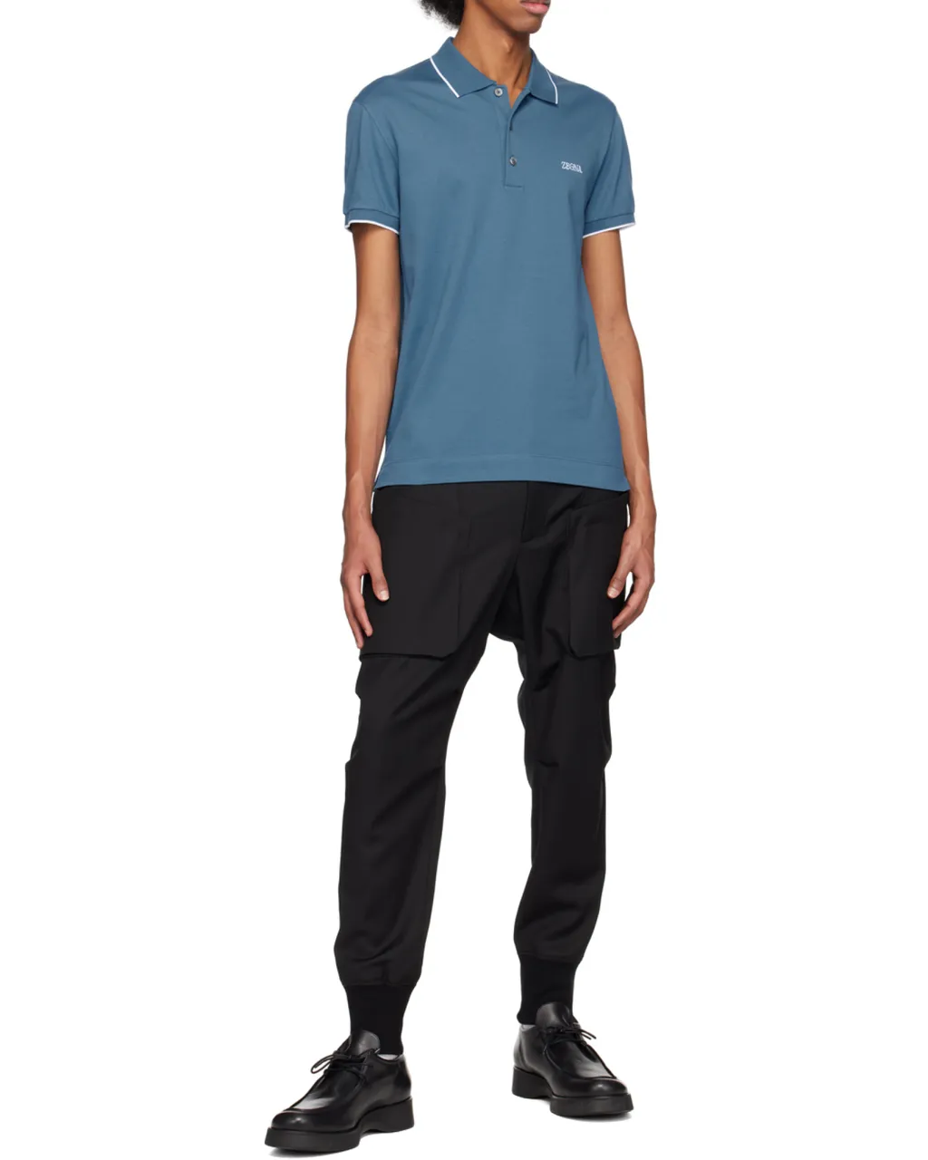 Embroidered-Logo Polo Shirt