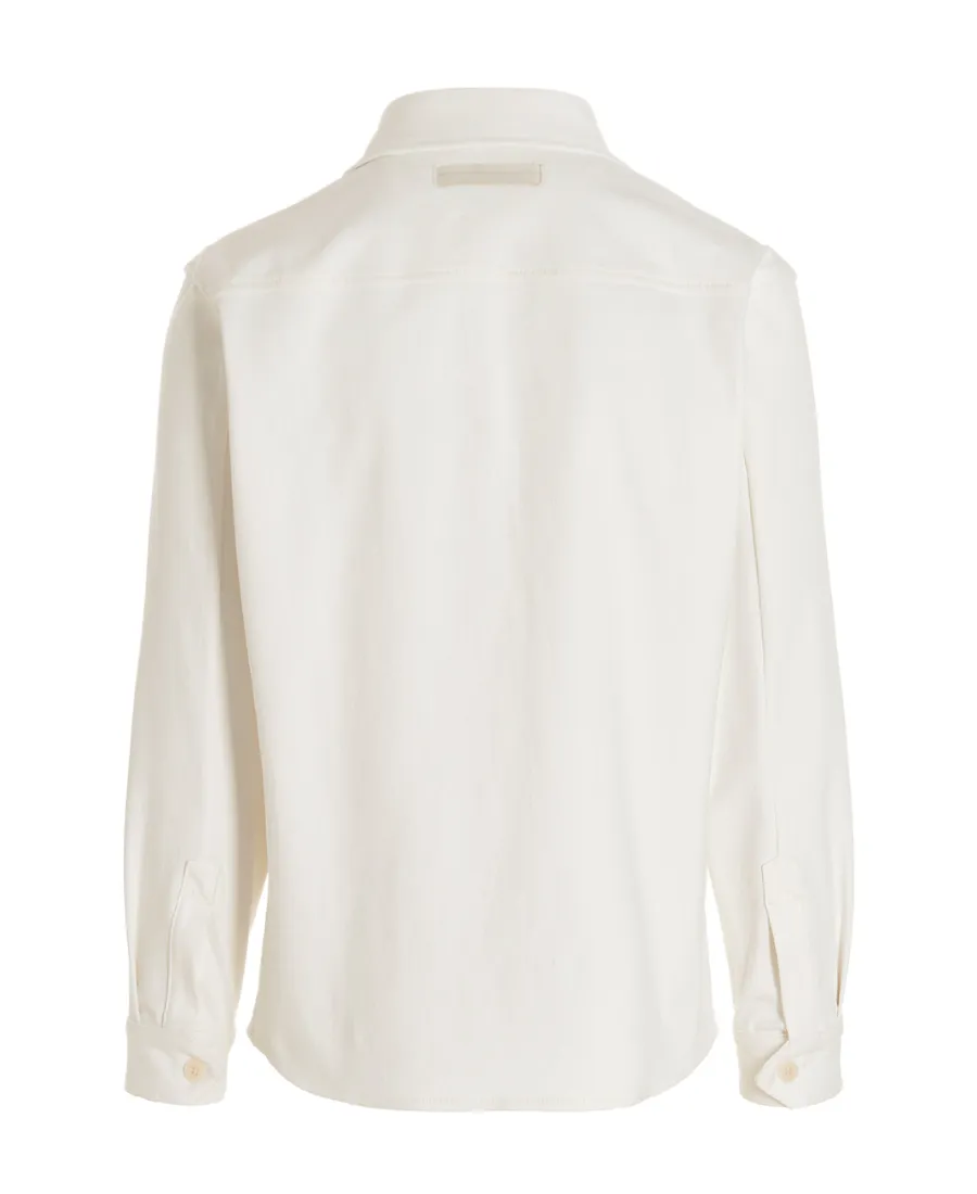 Buttoned Long-Sleeved Shirt