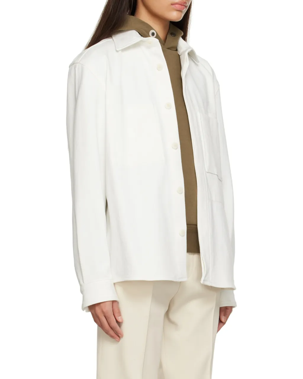 Buttoned Long-Sleeved Shirt