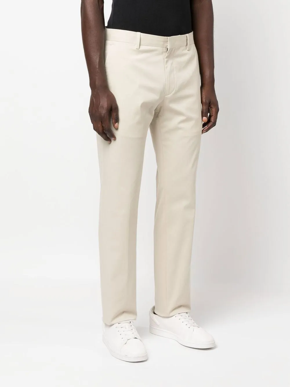 Straight-Leg Tailored Trousers