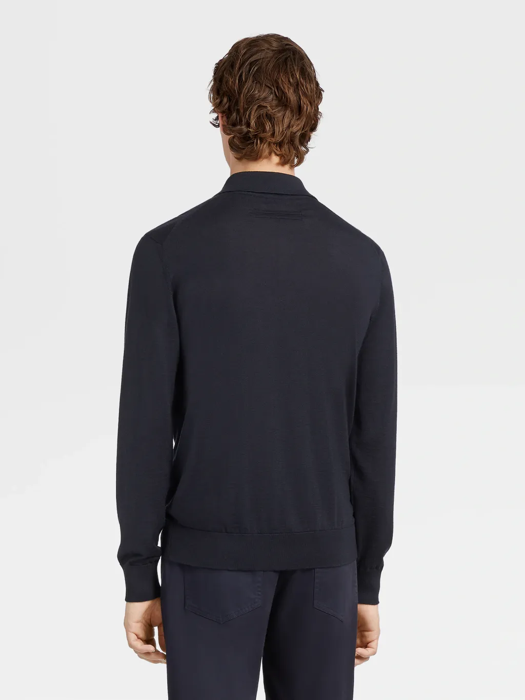 Cashseta Logo Knitted Polo Shirt