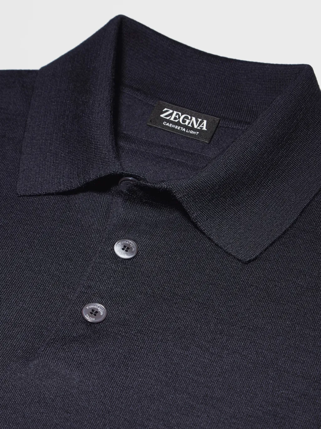 Cashseta Logo Knitted Polo Shirt