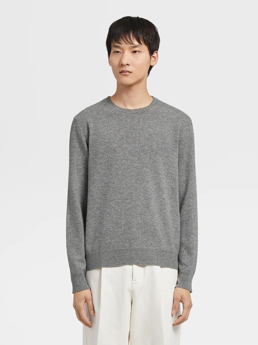 Crew Neck Cashmere Sweater