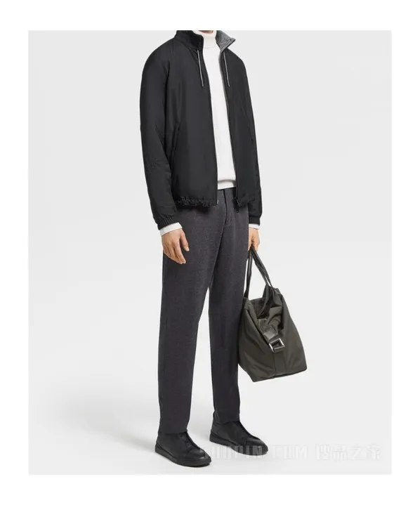 Zipped Drawstring Jacket