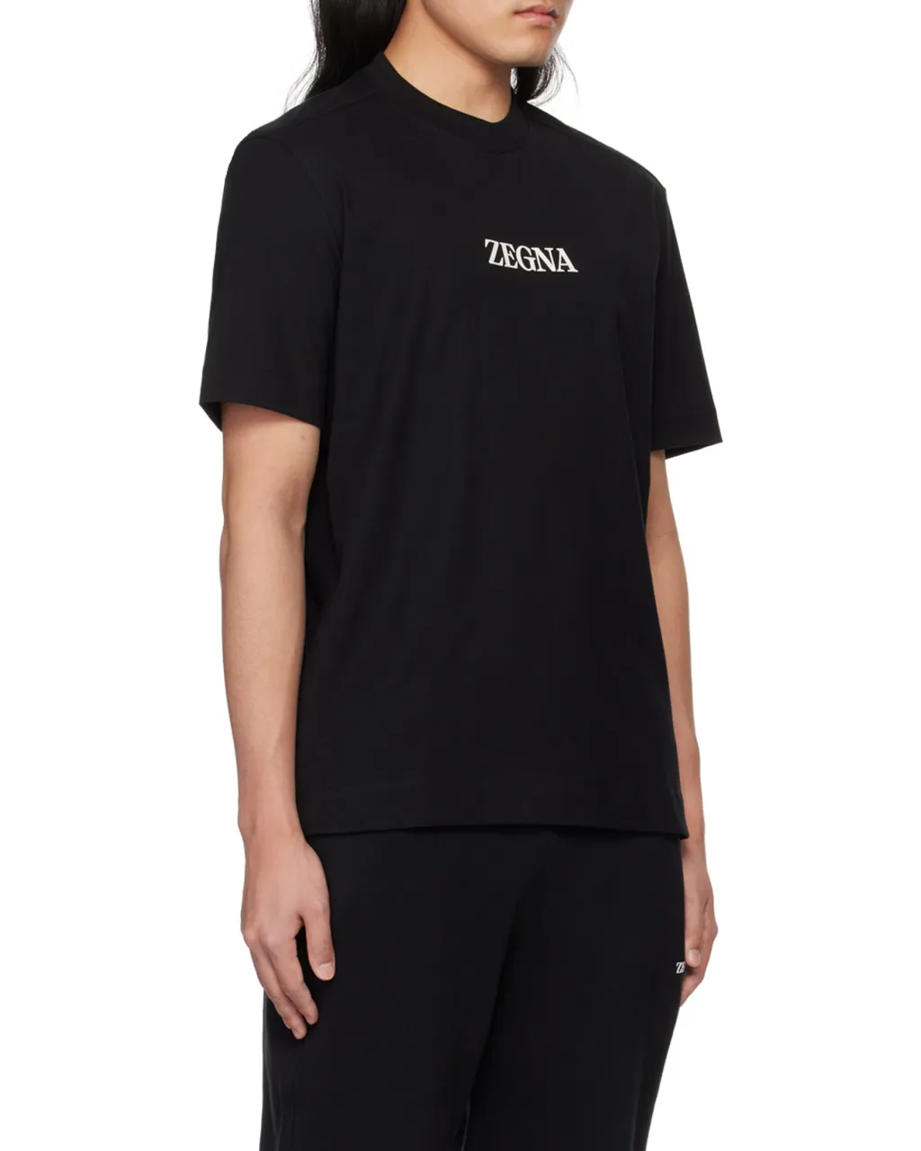 Z Zegna Logo-Printed Crewneck T-Shirt
